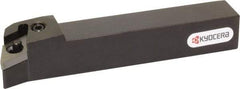 Kyocera - PDHN, Right Hand Cut, 107.50° Lead Angle, 25mm Shank Height x 25mm Shank Width, Negative Rake Indexable Turning Toolholder - 150mm OAL, DN.. 43.. Insert Compatibility, Series PDHN - Eagle Tool & Supply