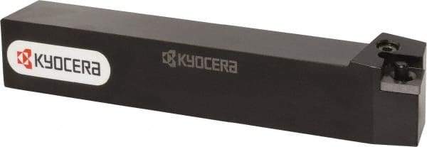 Kyocera - PSBN, Right Hand Cut, 75° Lead Angle, 25mm Shank Height x 25mm Shank Width, Negative Rake Indexable Turning Toolholder - 150mm OAL, SN.. 43.. Insert Compatibility, Series PSBN - Eagle Tool & Supply