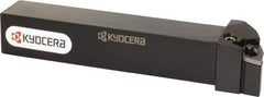 Kyocera - PWLN, Left Hand Cut, 95° Lead Angle, 25mm Shank Height x 25mm Shank Width, Negative Rake Indexable Turning Toolholder - 150mm OAL, WN.. 43.. Insert Compatibility, Series PWLN - Eagle Tool & Supply