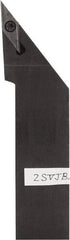 Kyocera - SVJB, Left Hand Cut, 93° Lead Angle, 16mm Shank Height x 16mm Shank Width, Neutral Rake Indexable Turning Toolholder - 150mm OAL, VB.. 22.., VC.. 22.. Insert Compatibility, Series SVJB - Eagle Tool & Supply