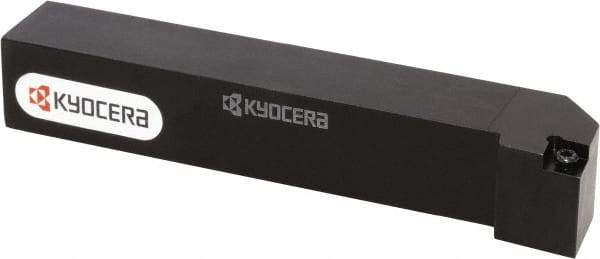 Kyocera - SCLC, Left Hand Cut, 95° Lead Angle, 1/2" Shank Height x 1/2" Shank Width, Neutral Rake Indexable Turning Toolholder - 4" OAL, CC.. Insert Compatibility, Series SCLC - Eagle Tool & Supply