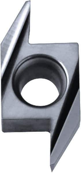 Kyocera - ABS15 Grade PR1225 Carbide Turning Insert - Megacoat Finish, Parallelogram, 5/32" Thick, 0.1524mm Corner Radius - Eagle Tool & Supply