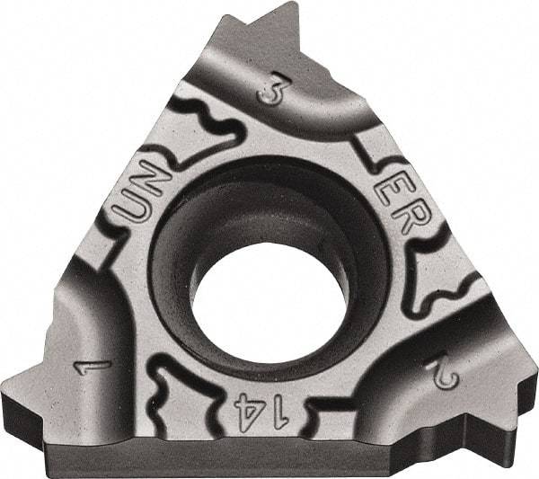 Kyocera - 16ER External Right Hand 12 UN Laydown Threading Insert - Grade PR1115, TiAlN Coated Carbide, 9.53mm Inscribed Circle - Eagle Tool & Supply