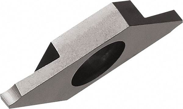 Kyocera - TKF T PR1535 Grade, 0.0591" Cutting Width, Carbide Cutoff Insert - 0° Lead Angle, 0.0032" Cnr Rad, Megacoat Nano Coated - Eagle Tool & Supply