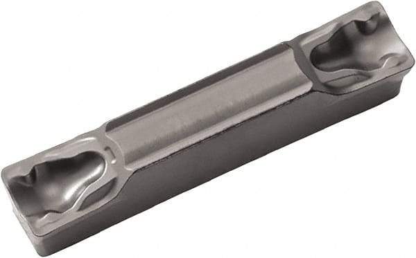 Kyocera - 6020GDFM GH Grade PR1225, 6mm Cutting Width Carbide Grooving Insert - Neutral, 0.8mm Corner Radius, Megacoat Finish - Eagle Tool & Supply