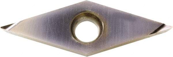 Kyocera - VBET22013 FSF Grade PR1225 Carbide Turning Insert - Megacoat Finish, 35° Diamond, 1/4" Inscr Circle, 1/8" Thick, 0.0508mm Corner Radius - Eagle Tool & Supply