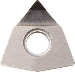 Kyocera - WNMM431 Grade KPD001 Polycrystalline Diamond (PCD) Turning Insert - Uncoated, 80° Trigon, 1/2" Inscr Circle, 3/16" Thick, 1/64" Corner Radius - Eagle Tool & Supply