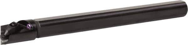 Kyocera - 1-1/2" Min Bore Diam, 12" OAL, 1-1/4" Shank Diam, DWLN Indexable Boring Bar - 1.614" Max Bore Depth, WNMG 43.. Insert, Screw Clamping Holding Method - Eagle Tool & Supply