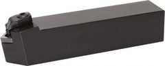 Kyocera - HSDN, Neutral Cut, 90° Lead Angle, 1-1/4" Shank Height x 1-1/4" Shank Width, Negative Rake Indexable Turning Toolholder - 6" OAL, SN.. 43.., SNG 45.., SNM 45.., SNU 45.. Insert Compatibility, Series HSDN - Eagle Tool & Supply