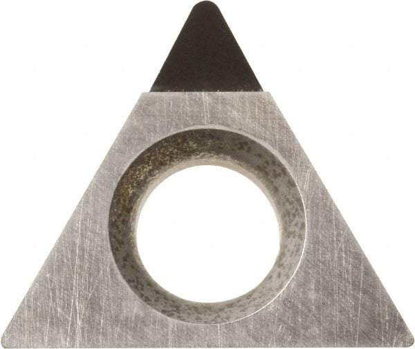 Kyocera - TPMH1.51.50.5 Grade KPD001 Polycrystalline Diamond (PCD) Turning Insert - Uncoated, 60° Triangle, 3/16" Inscr Circle, 3/32" Thick, 0.008" Corner Radius - Eagle Tool & Supply