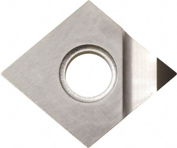Kyocera - CNMM430.5 Grade KPD001 Polycrystalline Diamond (PCD) Turning Insert - Uncoated, 80° Diamond, 1/2" Inscr Circle, 3/16" Thick, 0.008" Corner Radius - Eagle Tool & Supply