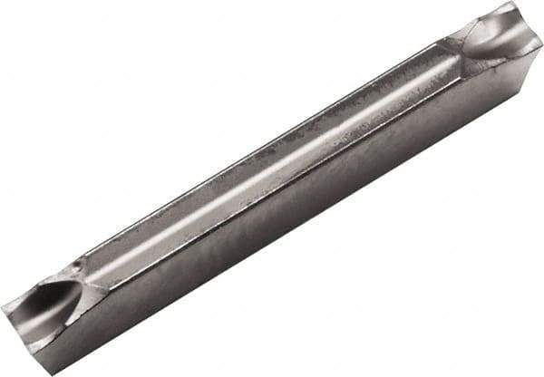 Kyocera - 2520GDM PF Grade PR1535, 2.5mm Cutting Width Carbide Grooving Insert - Neutral, 0.15mm Corner Radius, Megacoat Nano Finish - Eagle Tool & Supply