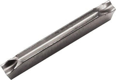 Kyocera - 2020GDM PF Grade PR1535, 2mm Cutting Width Carbide Grooving Insert - Neutral, 0.15mm Corner Radius, Megacoat Nano Finish - Eagle Tool & Supply