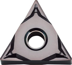 Kyocera - TNGG330.5 SK Grade PR1225 Carbide Turning Insert - Megacoat Finish, 60° Triangle, 3/8" Inscr Circle, 3/16" Thick, 0.008" Corner Radius - Eagle Tool & Supply