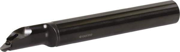 Kyocera - 34mm Min Bore Diam, 250mm OAL, 25mm Shank Diam, S-SVZC(B)-A Indexable Boring Bar - 30mm Max Bore Depth, VBGT 33.., VBGW 33.., VBMT 33.., VCGT 33.., VCGW 33.., VCMT 33.. Insert, Screw Holding Method - Eagle Tool & Supply