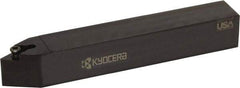 Kyocera - SDNC, Neutral Cut, 63° Lead Angle, 3/4" Shank Height x 3/4" Shank Width, Neutral Rake Indexable Turning Toolholder - 5" OAL, DC.. Insert Compatibility, Series SDNC - Eagle Tool & Supply