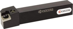 Kyocera - PCLN, Left Hand Cut, 95° Lead Angle, 20mm Shank Height x 20mm Shank Width, Negative Rake Indexable Turning Toolholder - 125mm OAL, CN.. 43.. Insert Compatibility, Series PCLN - Eagle Tool & Supply