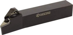 Kyocera - MVLN, Right Hand Cut, 95° Lead Angle, 25mm Shank Height x 25mm Shank Width, Negative Rake Indexable Turning Toolholder - 150mm OAL, VN.. 33 Insert Compatibility, Series MVLN - Eagle Tool & Supply
