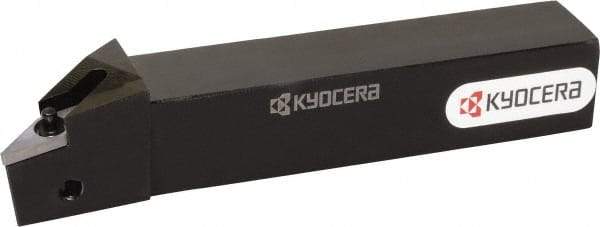 Kyocera - PVLN, Left Hand Cut, 95° Lead Angle, 25mm Shank Height x 25mm Shank Width, Negative Rake Indexable Turning Toolholder - 150mm OAL, VN.. 33 Insert Compatibility, Series PVLN - Eagle Tool & Supply