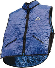 Techniche - Size S, Blue Cooling Vest - Zipper Front, Nylon, HyperKewl - Eagle Tool & Supply