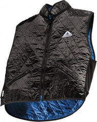Techniche - Size XS, Black Cooling Vest - Zipper Front, Nylon, HyperKewl - Eagle Tool & Supply
