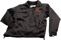 Techniche - Size M Heated & Water Resistant Jacket - Black, Nylon & Polyester, Zipper Closure - Eagle Tool & Supply