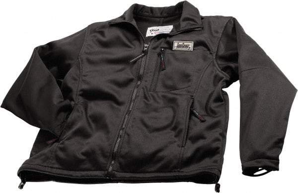 Techniche - Size S Heated & Water Resistant Jacket - Black, Nylon & Polyester, Zipper Closure - Eagle Tool & Supply