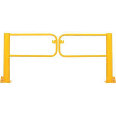 Vestil - Steel Rail Safety Gate - 108-1/16" Wide x 9" Door Height, - Eagle Tool & Supply