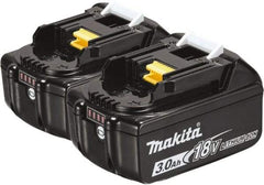 Makita - 18 Volt Lithium-Ion Power Tool Battery - 3 Ahr Capacity, Series LXT - Eagle Tool & Supply