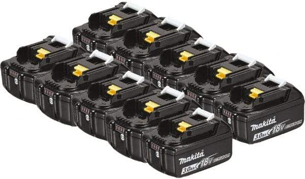 Makita - 18 Volt Lithium-Ion Power Tool Battery - 3 Ahr Capacity, Series LXT - Eagle Tool & Supply