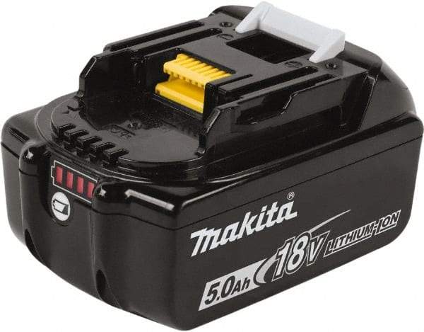 Makita - 18 Volt Lithium-Ion Power Tool Battery - 5 Ahr Capacity, Series LXT - Eagle Tool & Supply