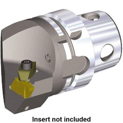 Kennametal - Insert Style NG 4R, 70mm Head Length, Left Hand Cut, Internal/External Modular Threading Cutting Unit Head - System Size KM4X63, 43mm Center to Cutting Edge, Series NE - Eagle Tool & Supply