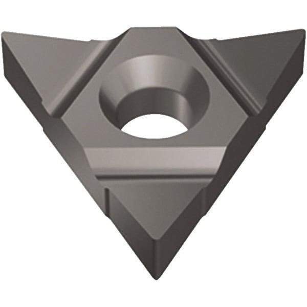 Kennametal - 7-11 TPI, Internal Thread, Partial Profile 55° Standard, KTMDU KC610M Grade Thread Mill Insert - Carbide, TiN Coating - Eagle Tool & Supply