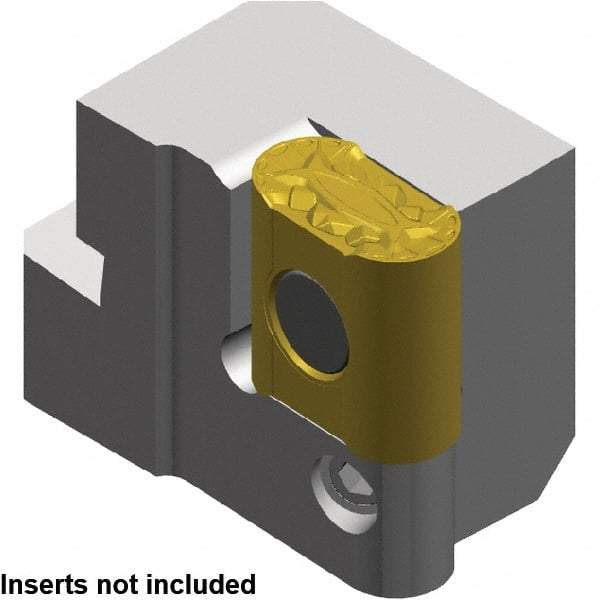 Kennametal - Series WLJN, Right Hand, WLJN Toolholder Compatibility, LNUX301960RRP Insert Compatibility, Indexable Turning Cartridge - Clamp Holding Method, 45mm OAL x 22.6mm OAW x 32mm OAH - Eagle Tool & Supply