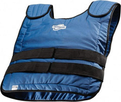 Techniche - Size L/XL, Blue Cooling Vest - Pullover, Cotton - Eagle Tool & Supply