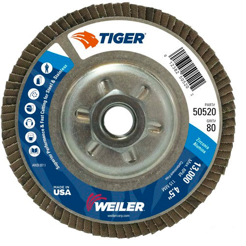 4-1/2X5/8-11 8OZ TIGER DISC - Eagle Tool & Supply