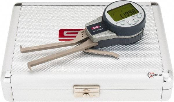 SPI - 30 to 50mm Range, 0.01mm Resolution, Electronic Caliper - Eagle Tool & Supply