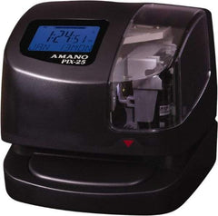 Amano - Time Clocks & Time Recorders Punch Style: Manual/Automatic Power Source: 115V 60 Hz AC - Eagle Tool & Supply