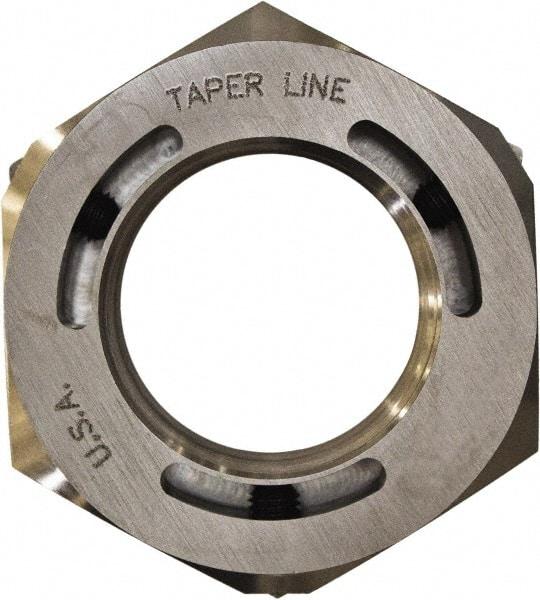 Taper Line - 2-1/4 - 12 Thread, 2-1/4" Bore Diam, 3-1/2" OD, Shaft Locking Device - 1.203" OAW - Eagle Tool & Supply