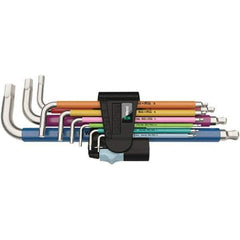 Wera - Hex Key Sets Tool Type: Hex Handle Type: L-Key Long Arm - Eagle Tool & Supply