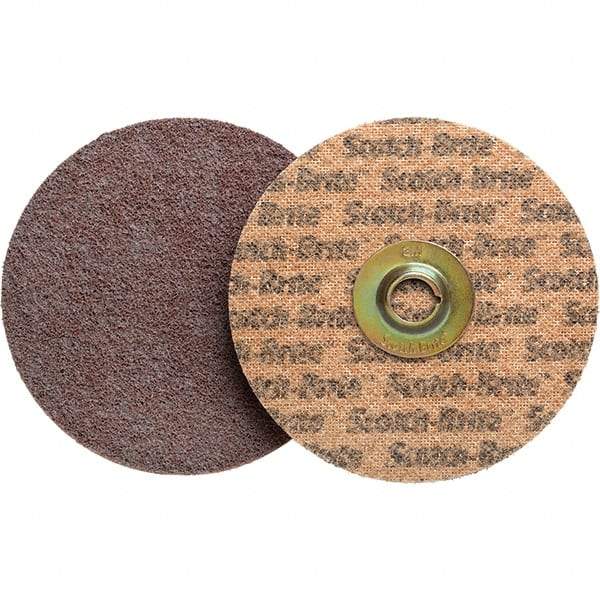 3M - 4-1/2" Disc Diam, Aluminum Oxide Quick Change Disc - Type TN Attaching System, Nonwoven, Coarse Grade, 12,000 RPM - Eagle Tool & Supply