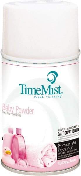 TimeMist - 6.6 oz Air Freshener Dispenser Canister Refill - Baby Powder, Compatible with TimeMist Metered Fragrance Dispensers - Eagle Tool & Supply
