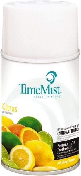 TimeMist - 6.6 oz Air Freshener Dispenser Canister Refill - Citrus, Compatible with TimeMist Metered Fragrance Dispensers - Eagle Tool & Supply