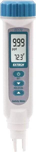 Extech - Salinity Meter - 32 to 122°F, Salinity Probe - Eagle Tool & Supply
