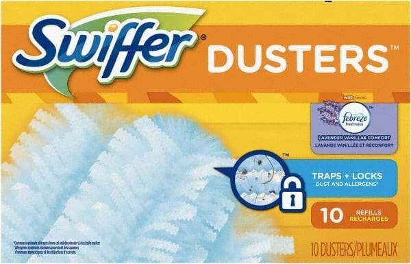 Swiffer - Replacement Fiber Duster - 6" OAL, Light Blue - Eagle Tool & Supply