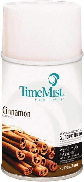 TimeMist - 6.6 oz Air Freshener Dispenser Canister Refill - Cinnamon, Compatible with TimeMist Metered Fragrance Dispensers - Eagle Tool & Supply