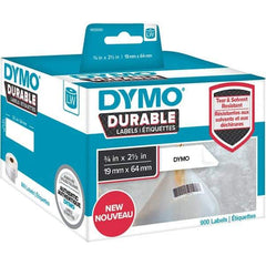 Dymo - Labels, Ribbons & Tapes Type: Barcode Labels Color: White - Eagle Tool & Supply