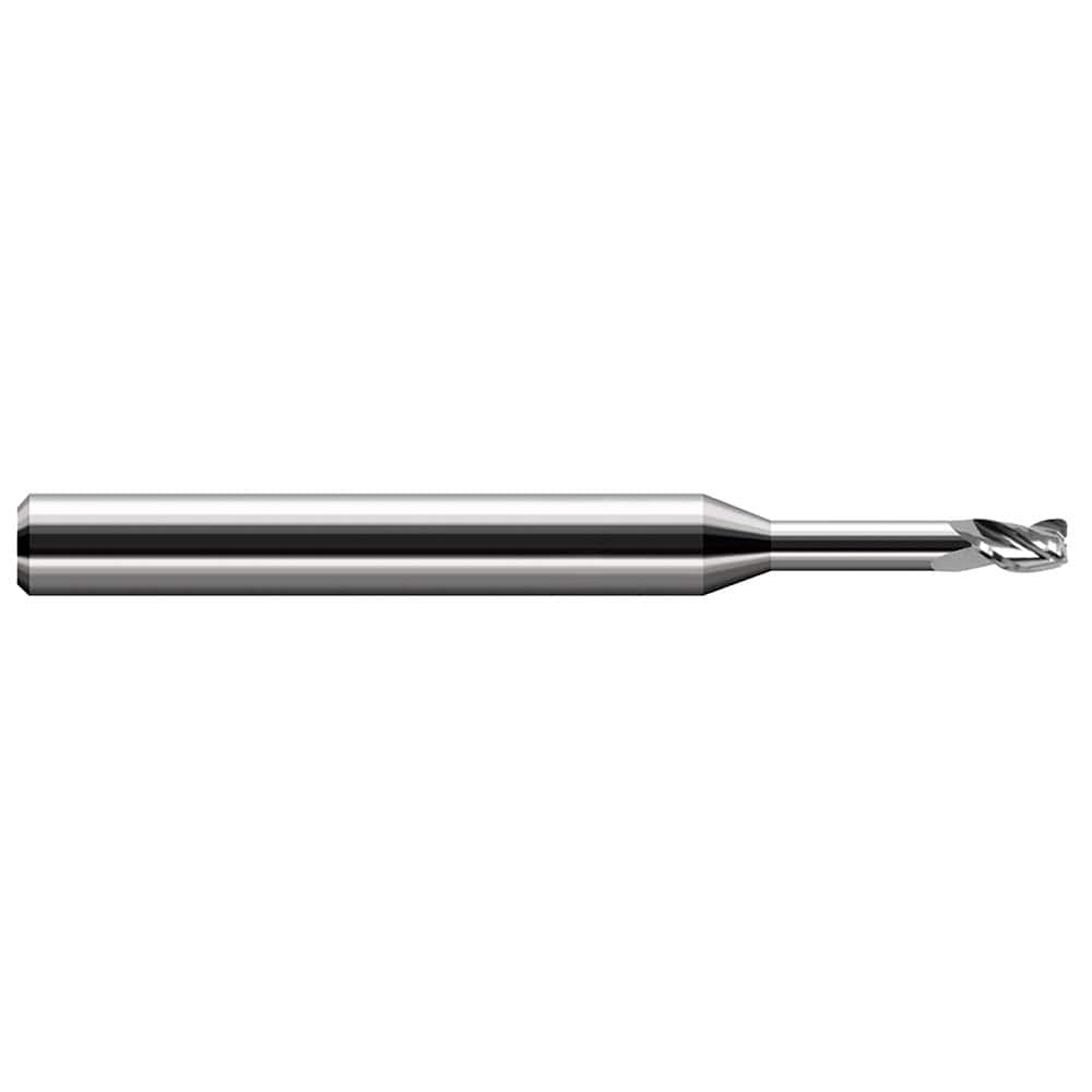 Harvey Tool - 1/8" Diam 3 Flute Solid Carbide 0.03" Corner Radius - Exact Industrial Supply