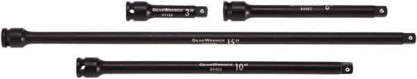 GearWrench - 3/8" Drive Socket Extension Set - 4 Pieces, Includes 6, 10, 3, 15" Lengths - Eagle Tool & Supply