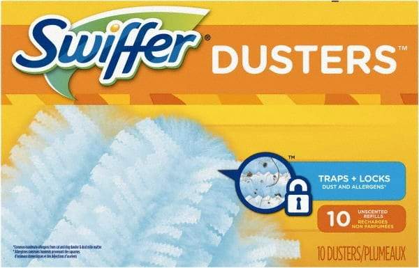 Swiffer - Replacement Fiber Duster - 6" OAL, Light Blue - Eagle Tool & Supply